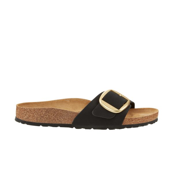 Madrid Big Buckle Black Nubuck Leather - Image 2