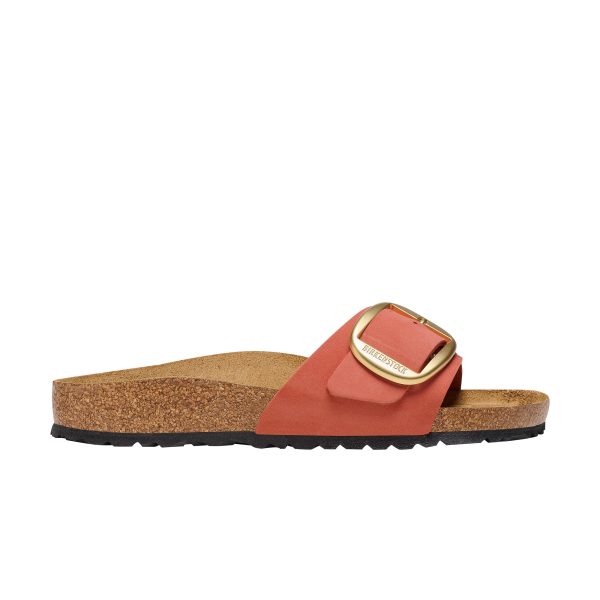 Madrid Big Buckle Mars Red Nubuck Leather - Image 2
