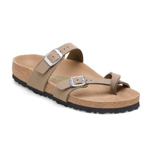 Mayari Vegan Synthetic Soft Birki Grey Taupe