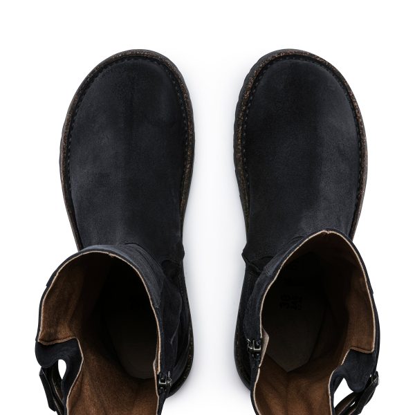 Melrose High Graphite Suede Leather - Image 3
