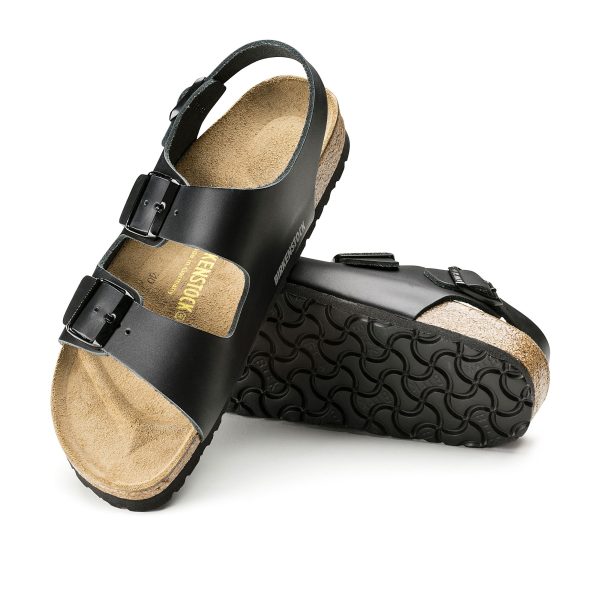 Milano Black Smooth Leather - Image 4