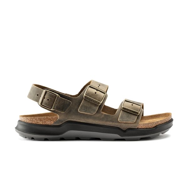 Milano Cross Town Arctic Faded Khaki Waxy Leather - Image 2