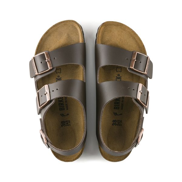 Milano Dark Brown Smooth Leather - Image 3