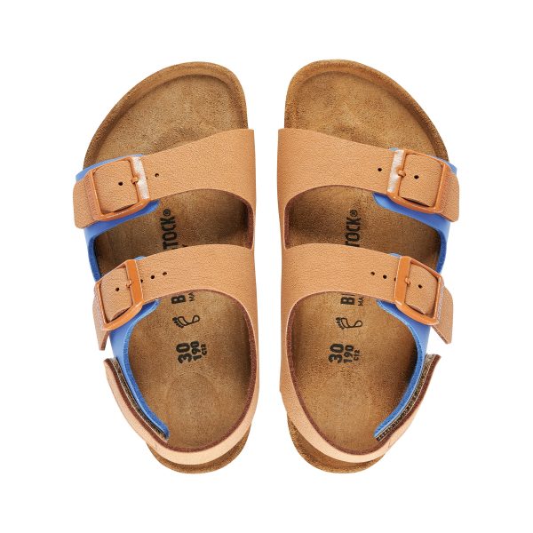Milano Kids Caramel/Ultra Blue Birko-Flor - Image 3