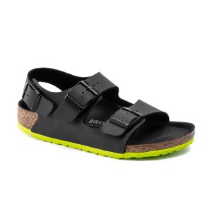 Milano Kids Desert Soil Black/Lime Birko-Flor