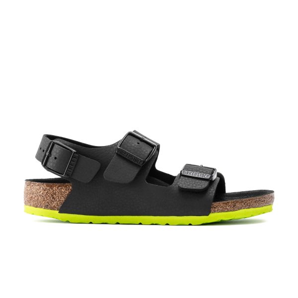 Milano Kids Desert Soil Black/Lime Birko-Flor - Image 2