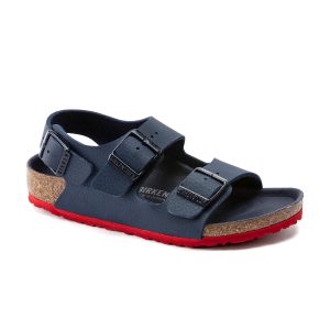 Milano Kids Desert Soil Blue Red Sole Birko-Flor
