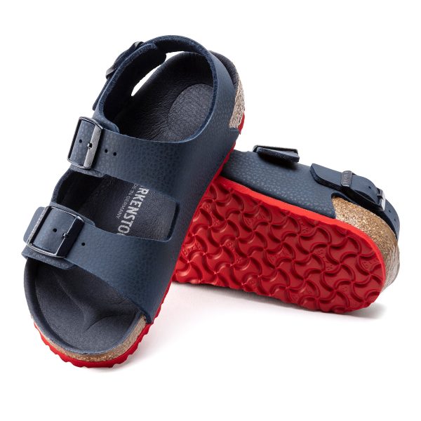 Milano Kids Desert Soil Blue Red Sole Birko-Flor - Image 4