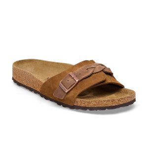 Oita Braided Mink Suede Leather