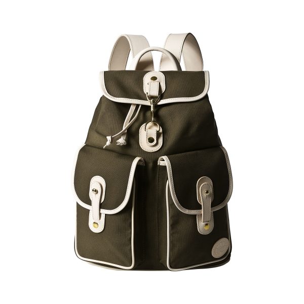 Oslo Bag Olive Green Canvas - Image 2