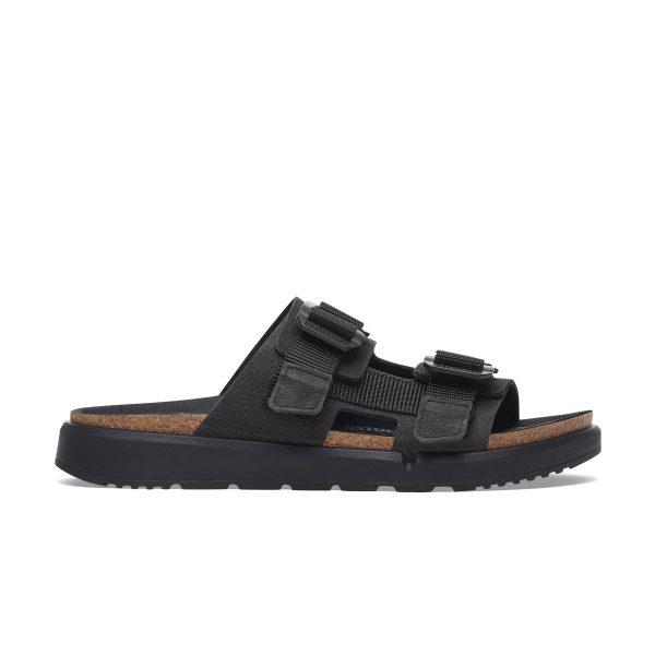 Shinjuku 2 Strap Black Nubuck Leather/Textile - Image 2