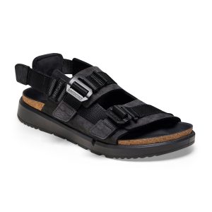 Shinjuku Black Natural Leather/Textile