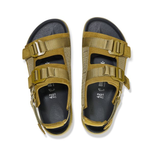 Shinjuku Pine Green Nubuck Leather/Textile - Image 3