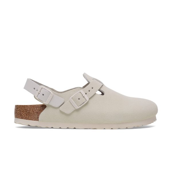 Tokio Antique White Suede Leather - Image 2