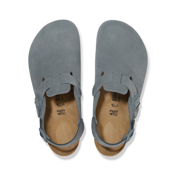 Tokio Basalt Grey Suede Leather - Image 3