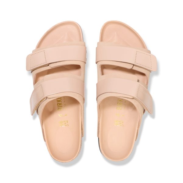 Uji High Shine New Beige Nubuck Leather - Image 3