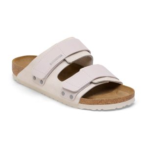 Uji Antique White Suede/Nubuck Leather