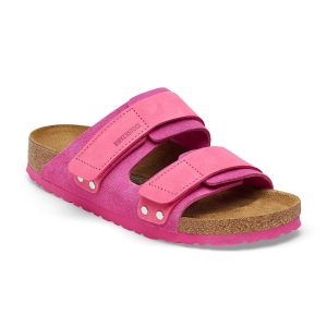Uji Fuchsia Tulip Suede/Nubuck Leather