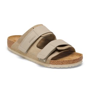 Uji Taupe Suede/Nubuck Leather