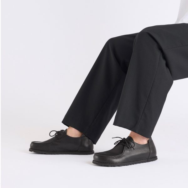 Utti Lace Black Grained Leather - Image 4