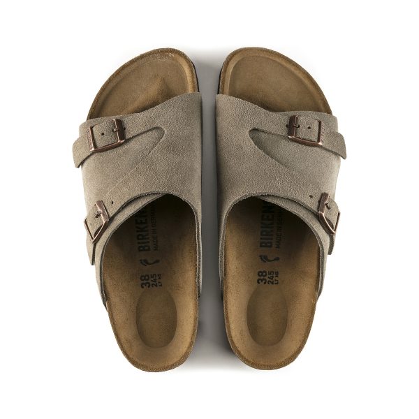 Zurich SFB Taupe Suede Leather - Image 3