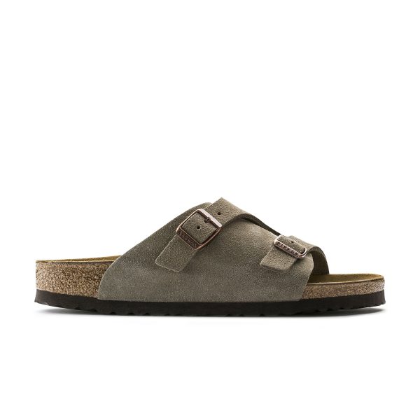 Zurich Taupe Suede Leather - Image 2