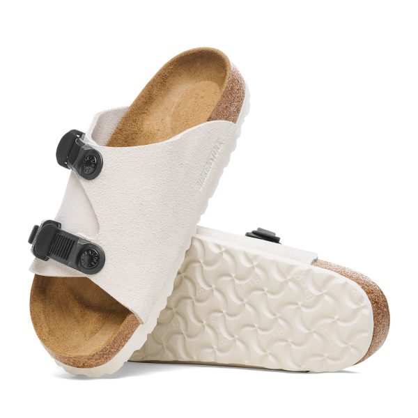 Zurich Tech Antique White Suede Leather - Image 4