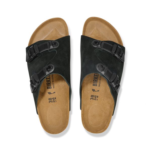 Zurich Tech Black Suede Leather - Image 4