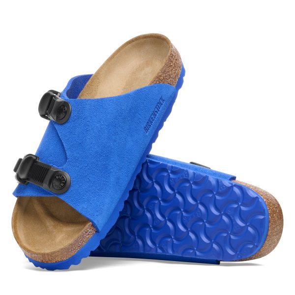 Zurich Tech Ultra Blue Suede Leather - Image 4